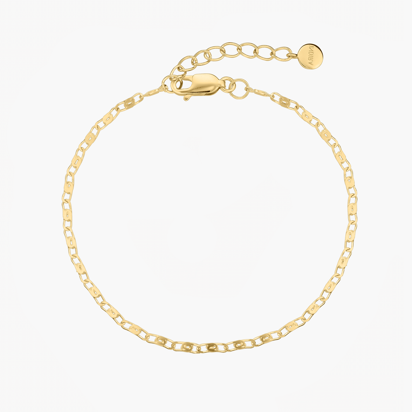 Сребърна гривна Golden Anchor - Indira