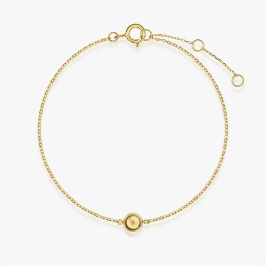 Brățara din aur galben Golden Sphere - Indira