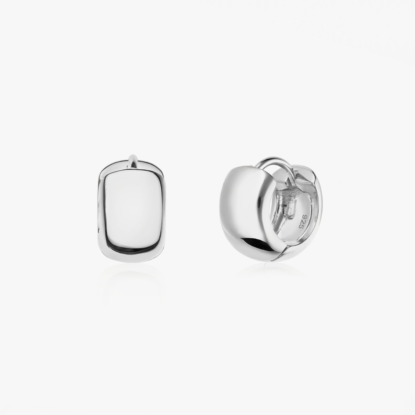 Сребърни обеци Bold Mini Hoops - Indira