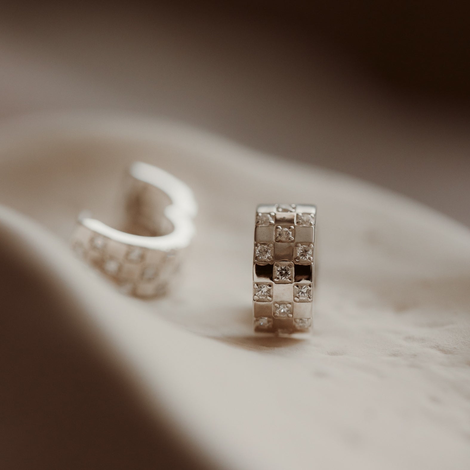 Cercei din argint Circle - Zirconiu - Indira