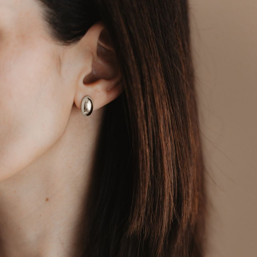 Сребърни обици Half Dome - Indira