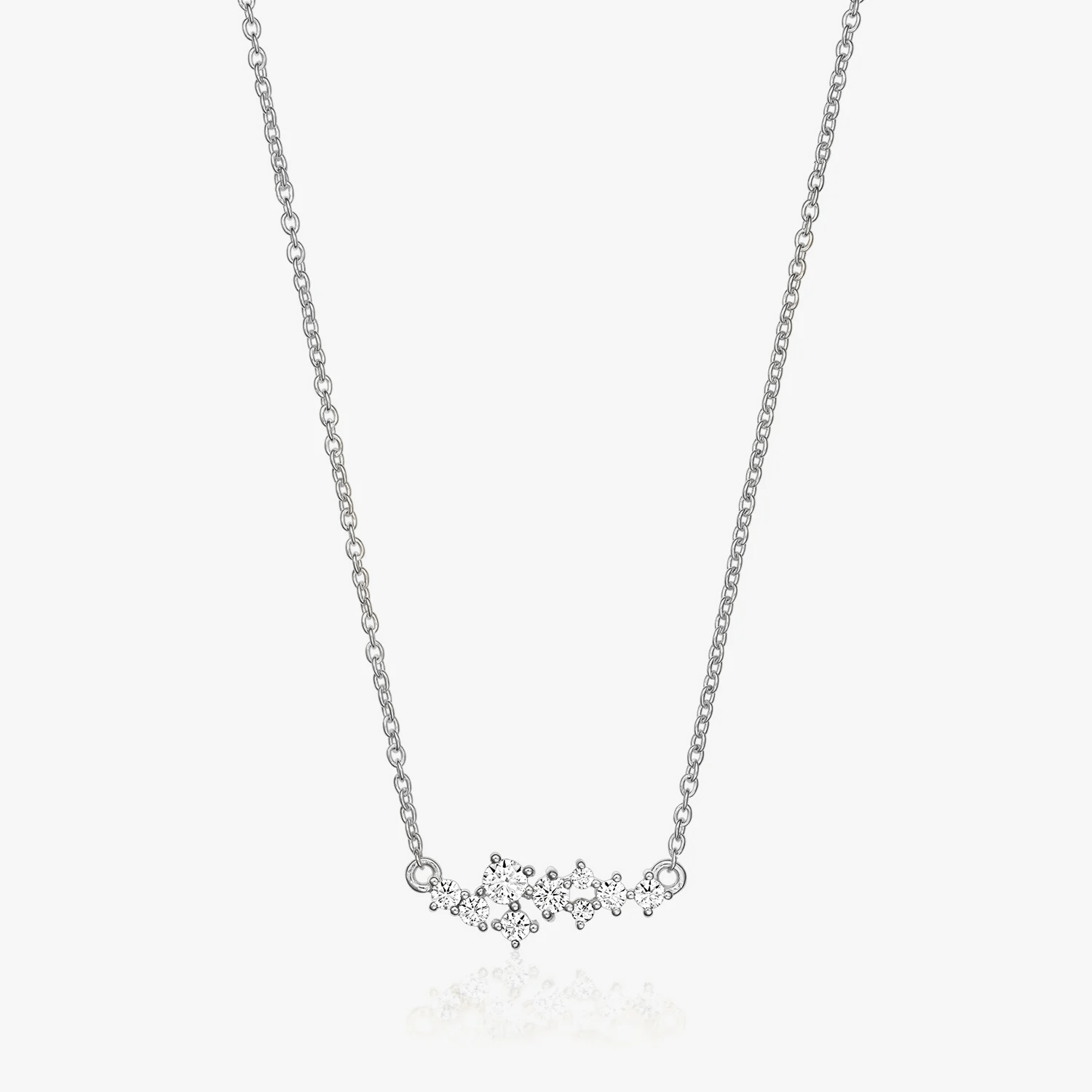 Сребърно колие Constellation - Indira