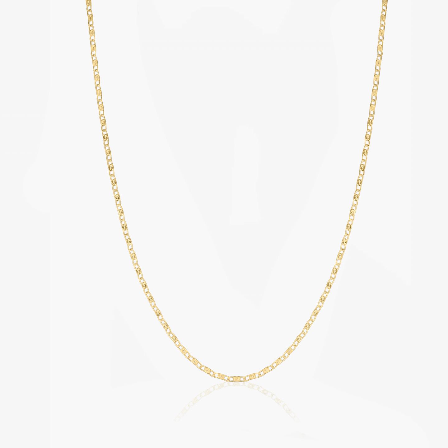 Сребърно колие Golden Anchor - Indira