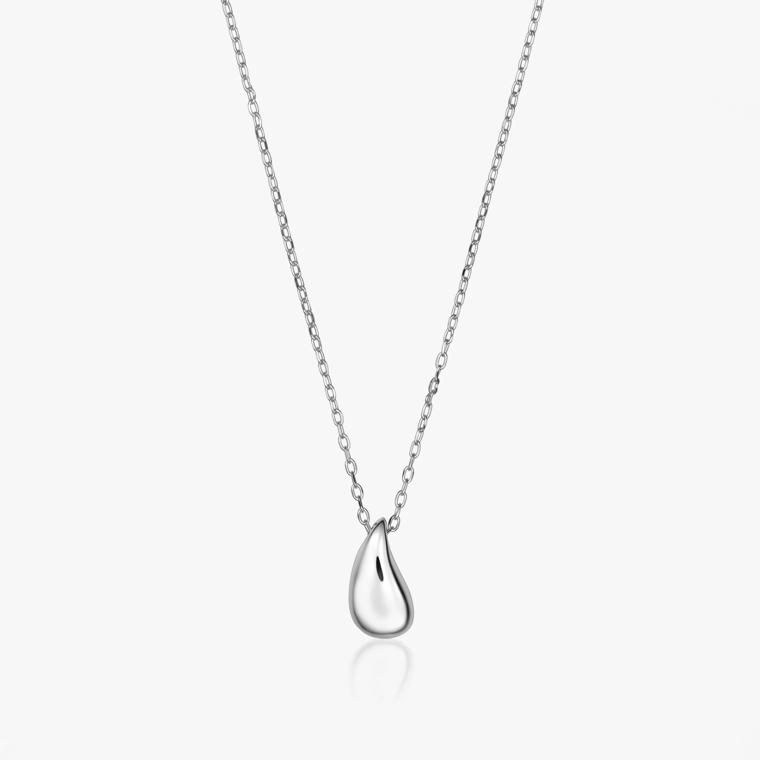 Сребърно колие Silver Drop - Indira