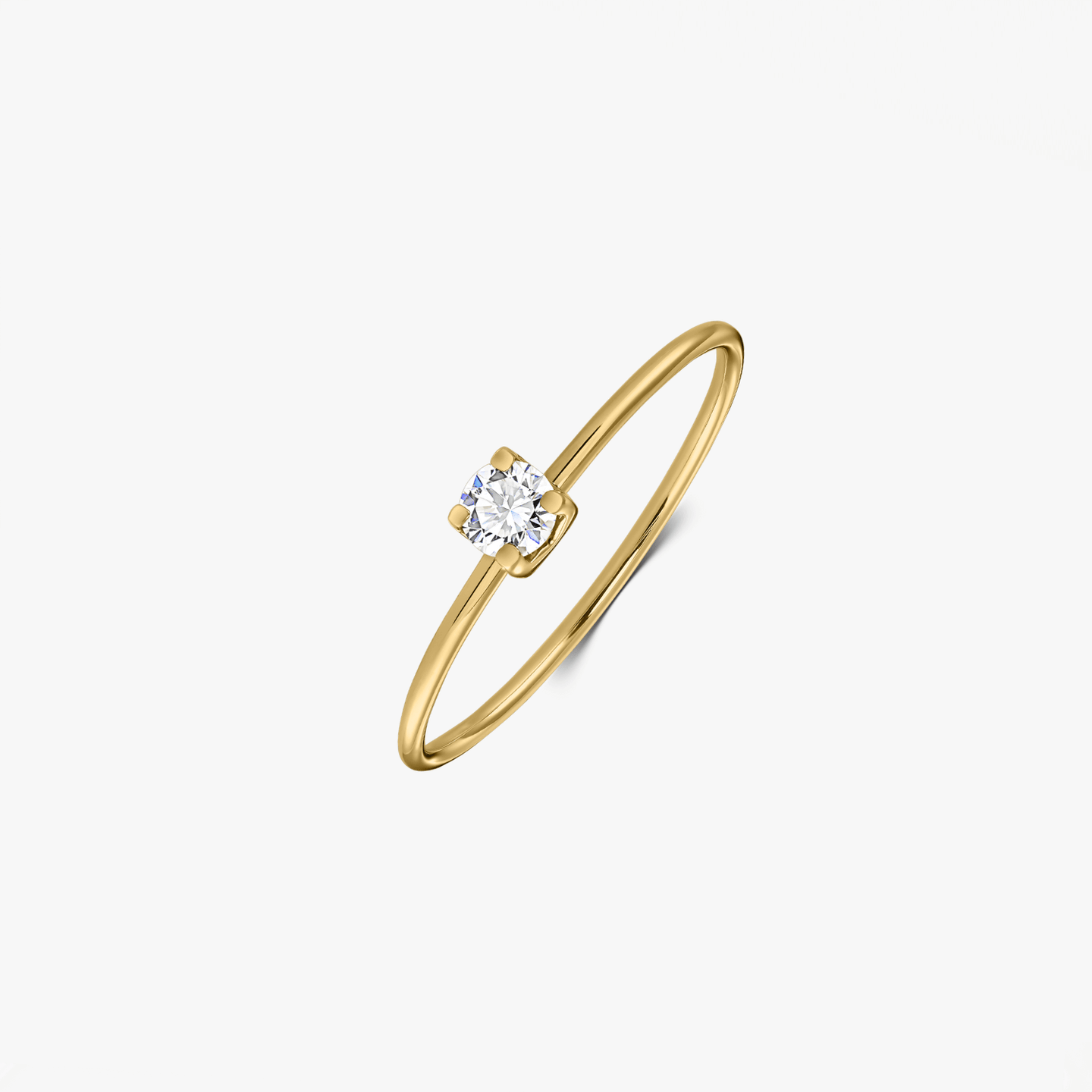 Златен пръстен My First Diamond - Indira