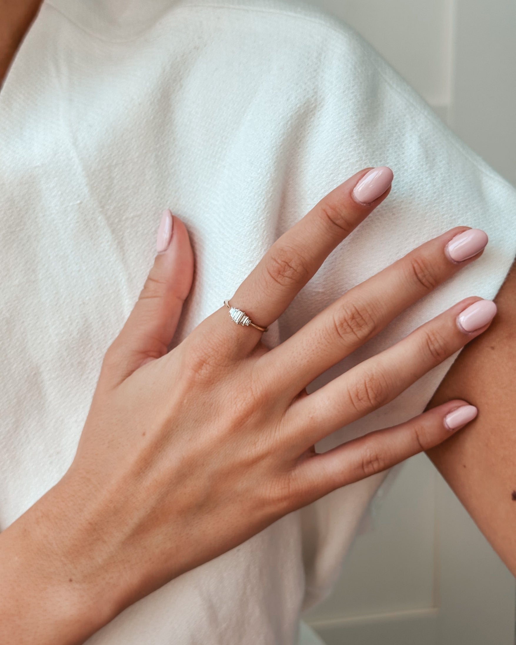 Inel din aur galben Mira – Diamante - Indira