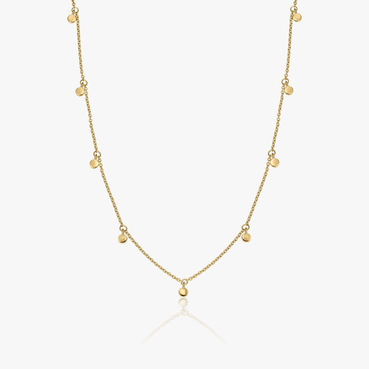 Colier din argint Golden Allegra - Indira