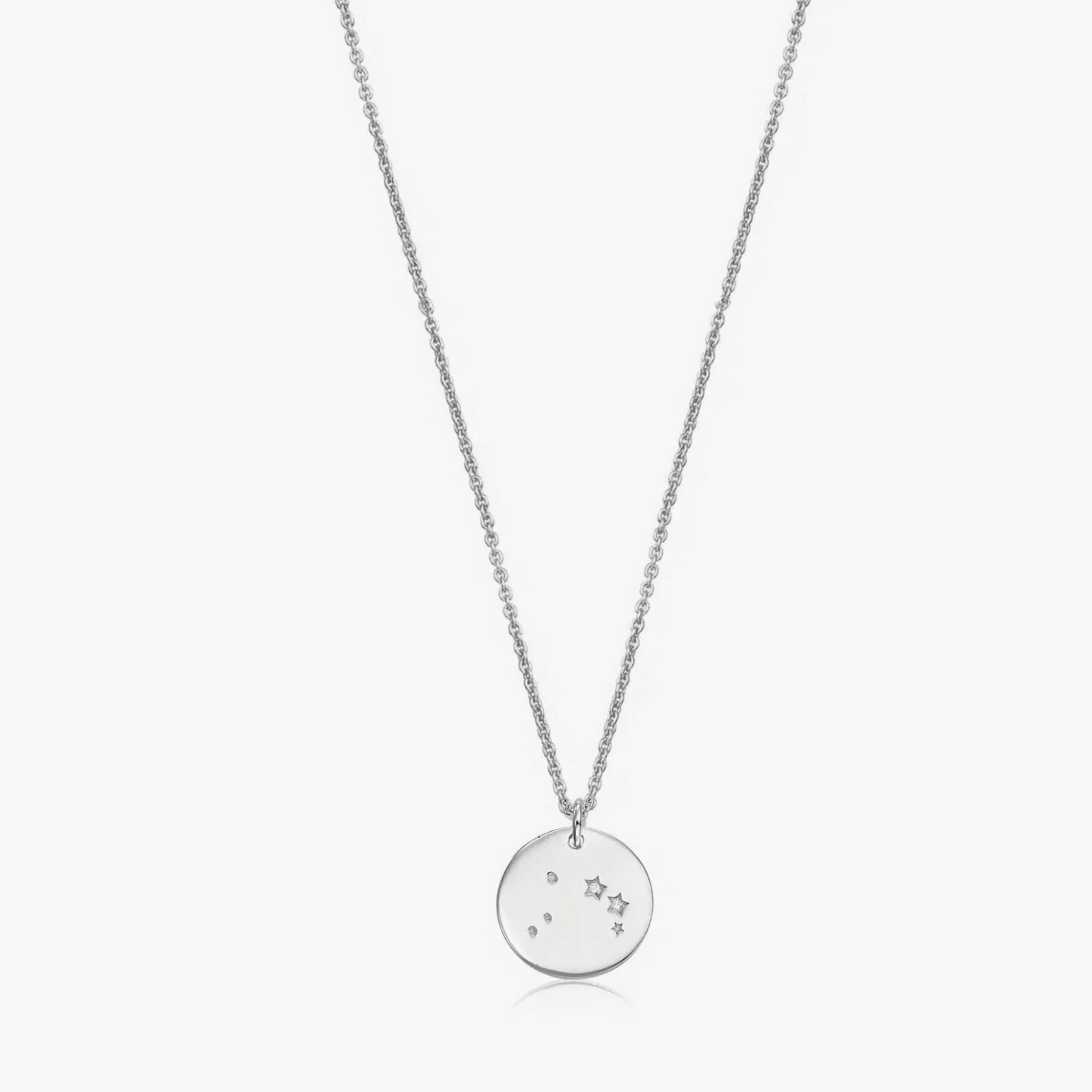 Сребърно колие Silver Zodiac - Овен - Indira