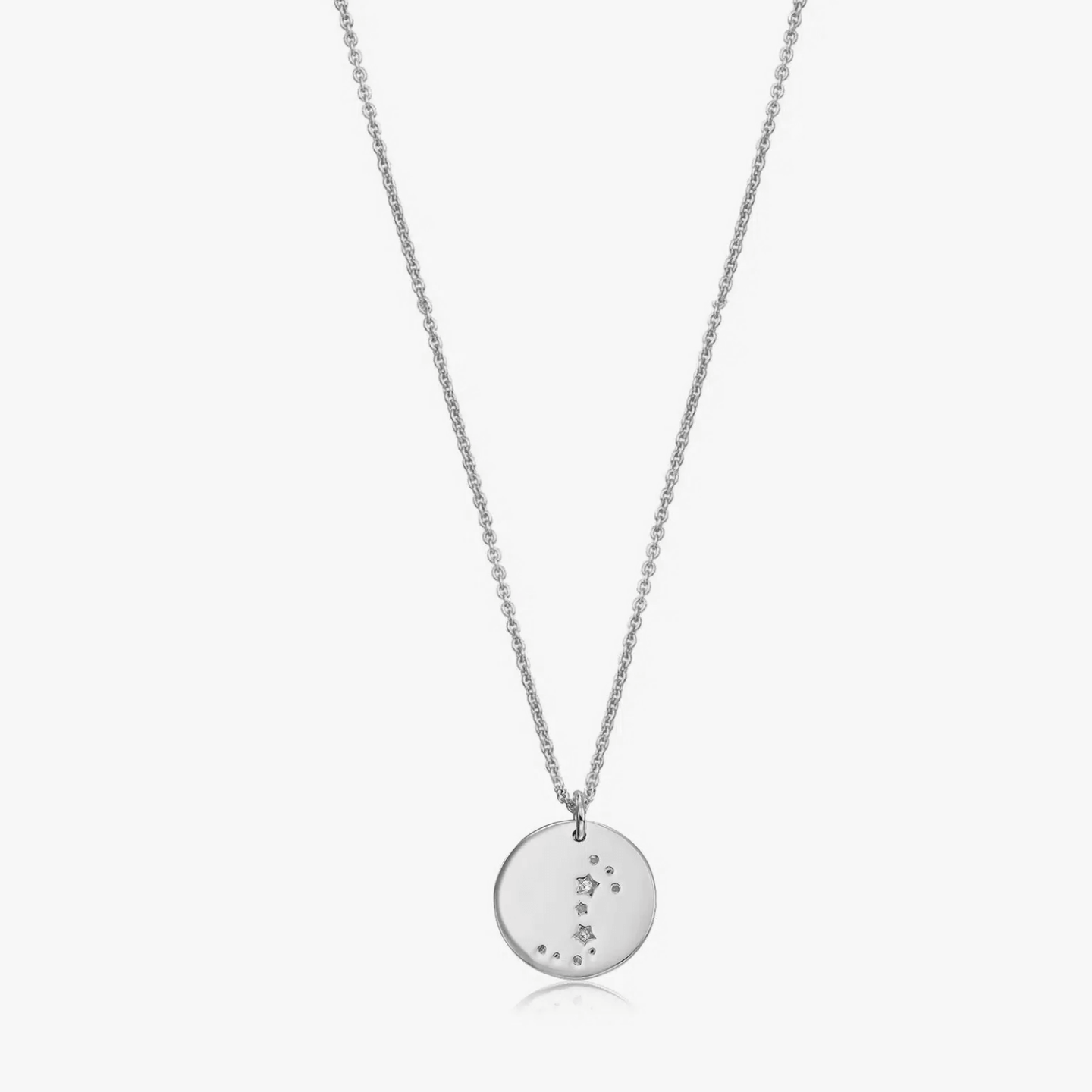 Сребърно колие Silver Zodiac - Скорпион - Indira