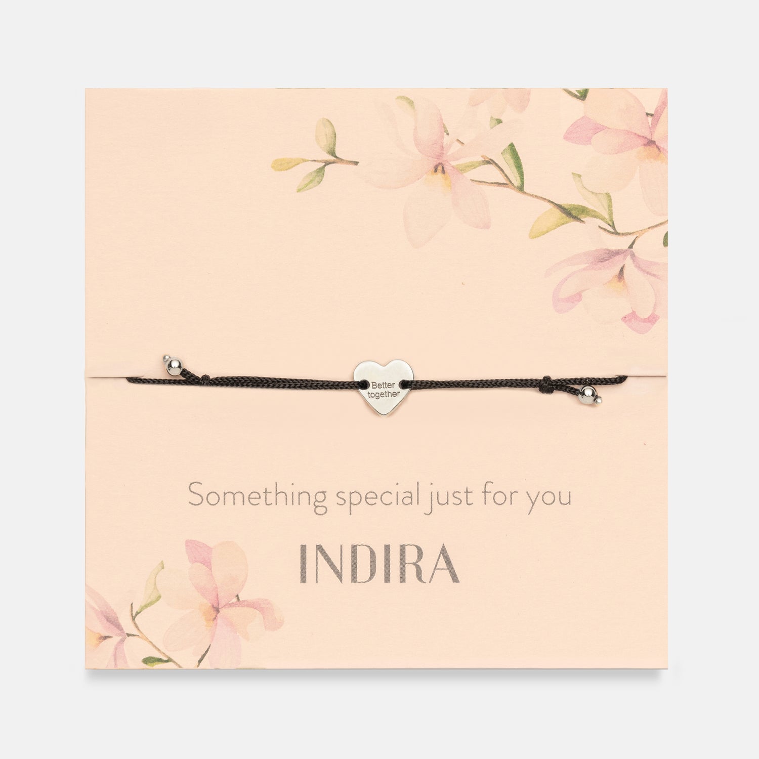 Brățară șnur din argint Better Together - Indira