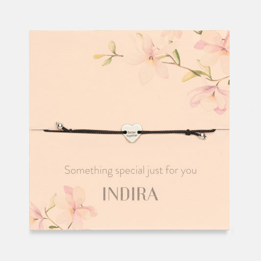 Brățară șnur din argint Better Together - Indira