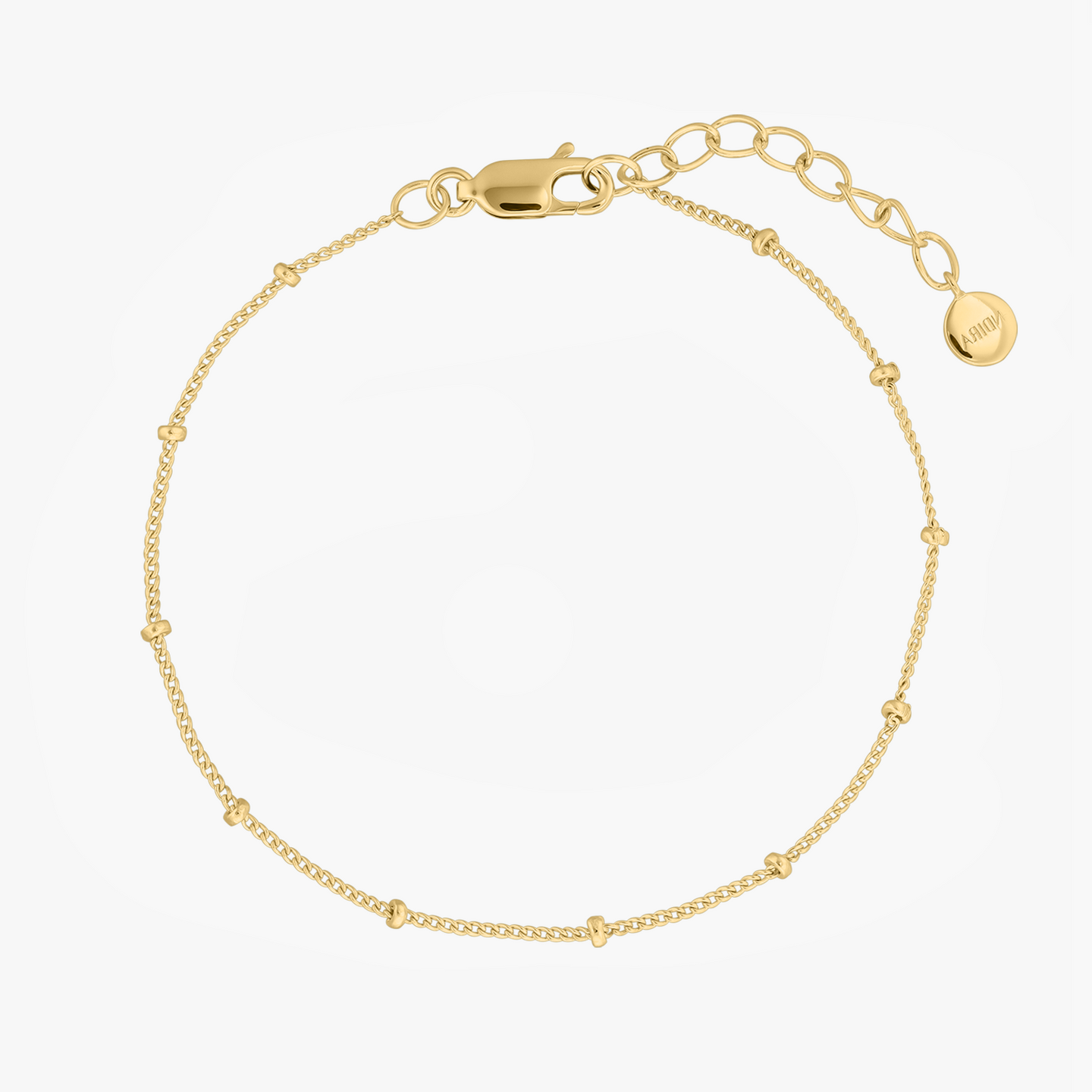 Сребърна гривна Golden Beaded - Indira