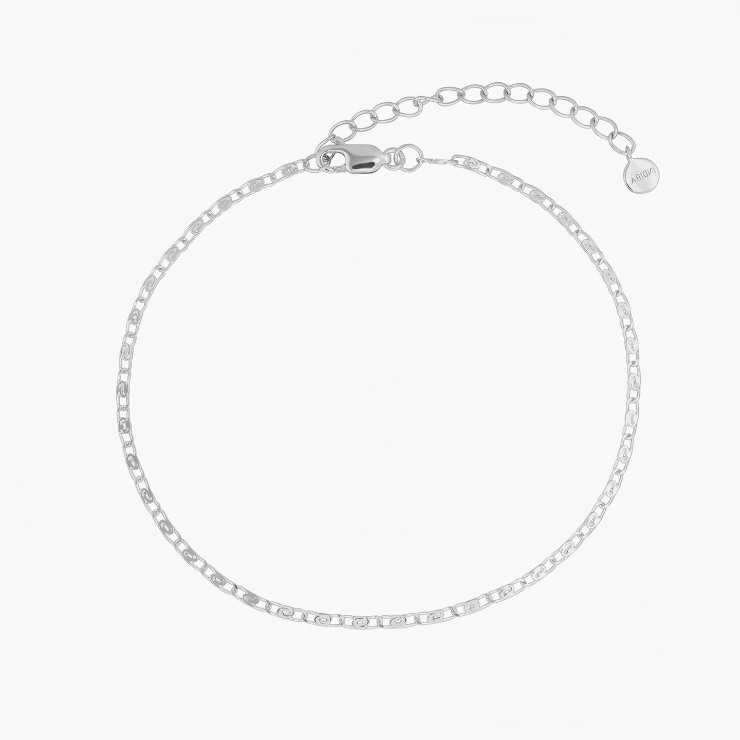 Сребърен глезен Silver Anchor - Indira