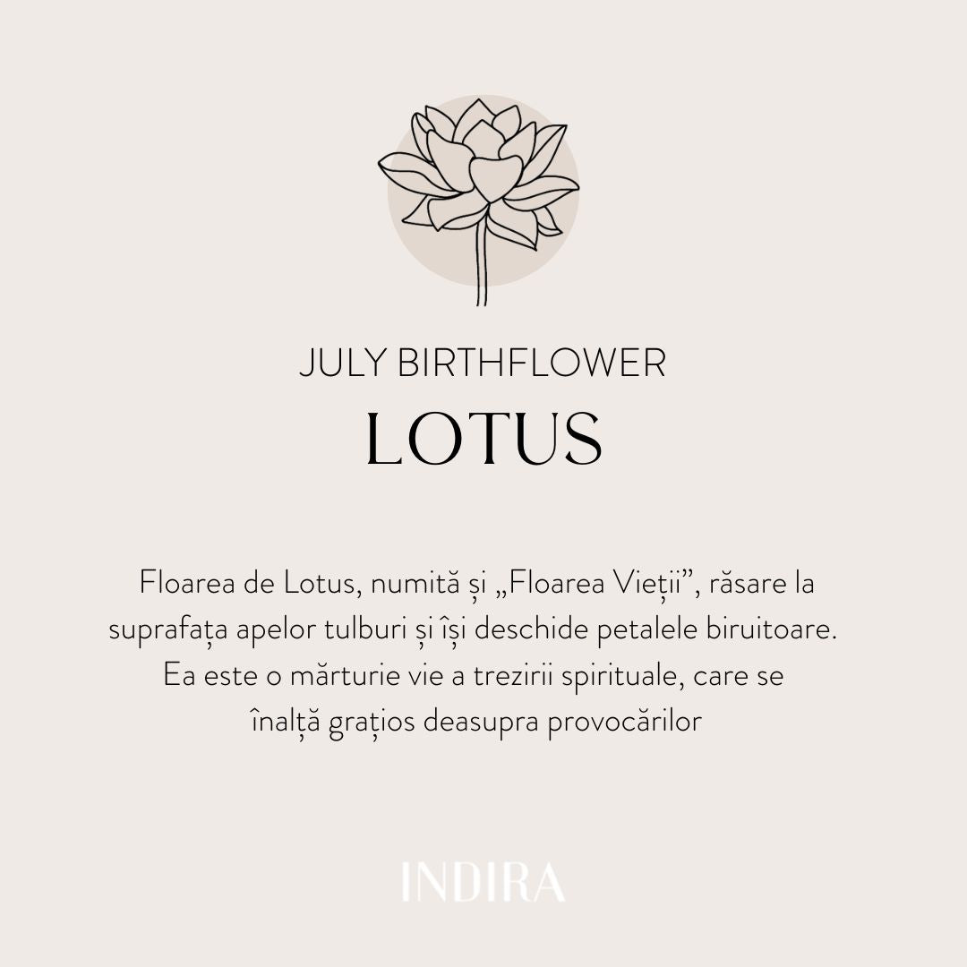 Сребърно колие Golden Birthflower
