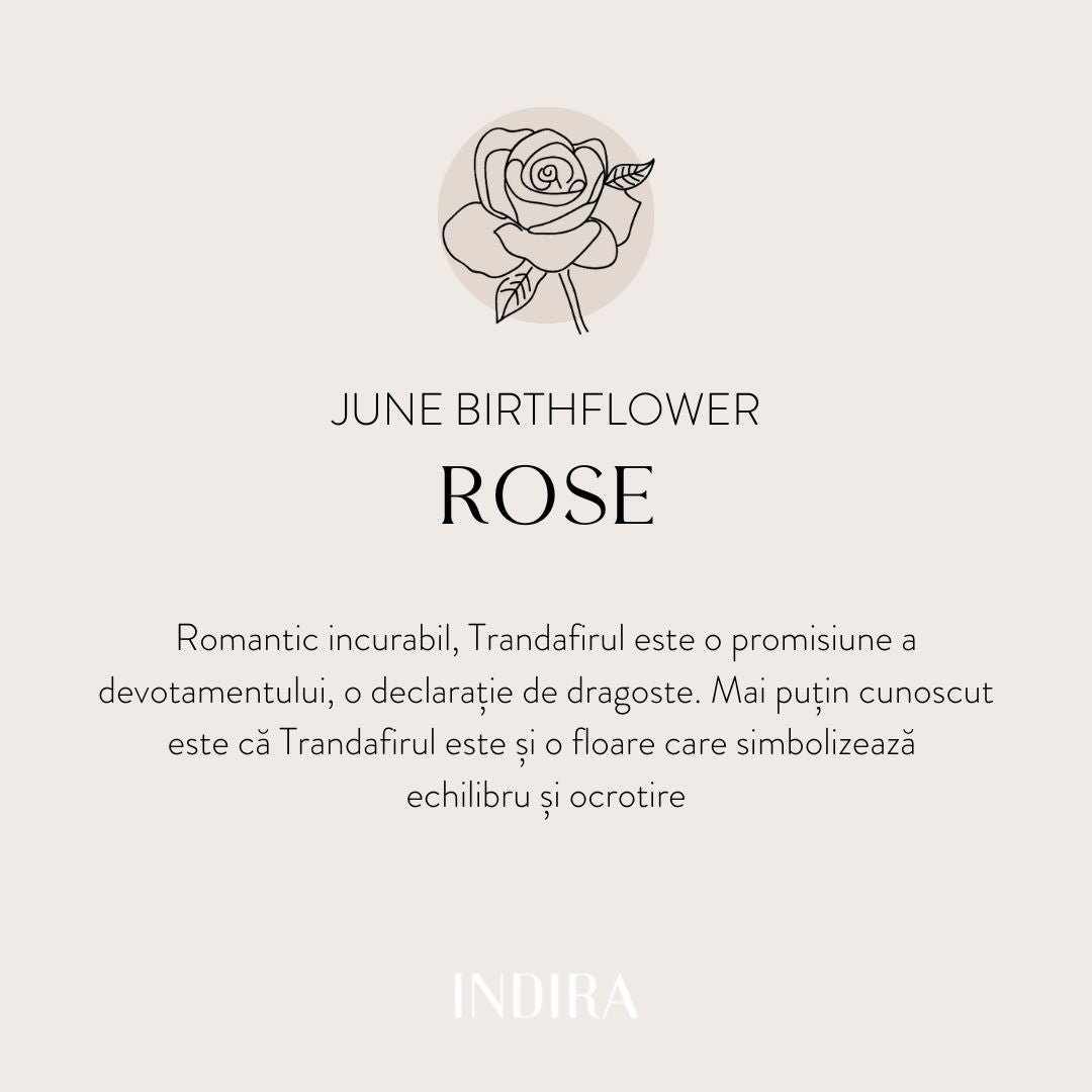 Сребърно колие Golden Birthflower