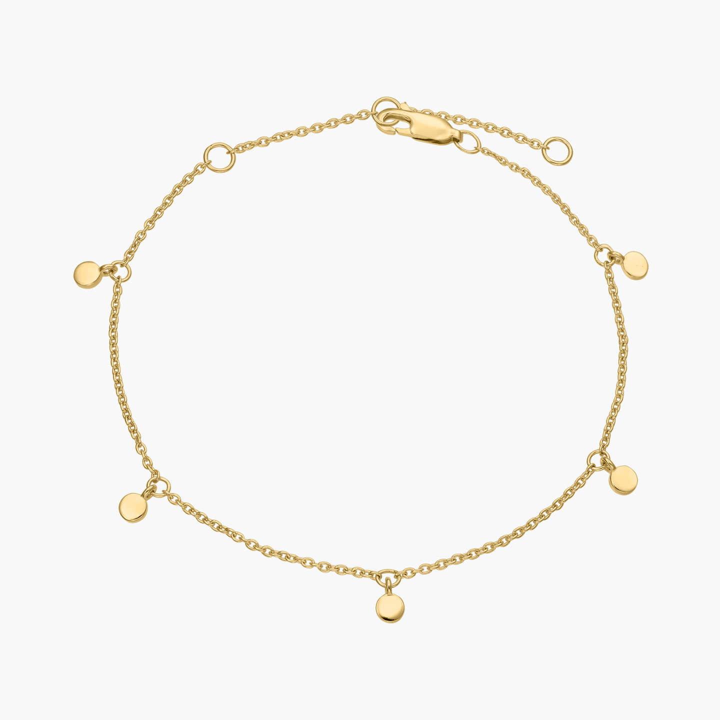 Сребърна гривна Golden Allegra - Indira