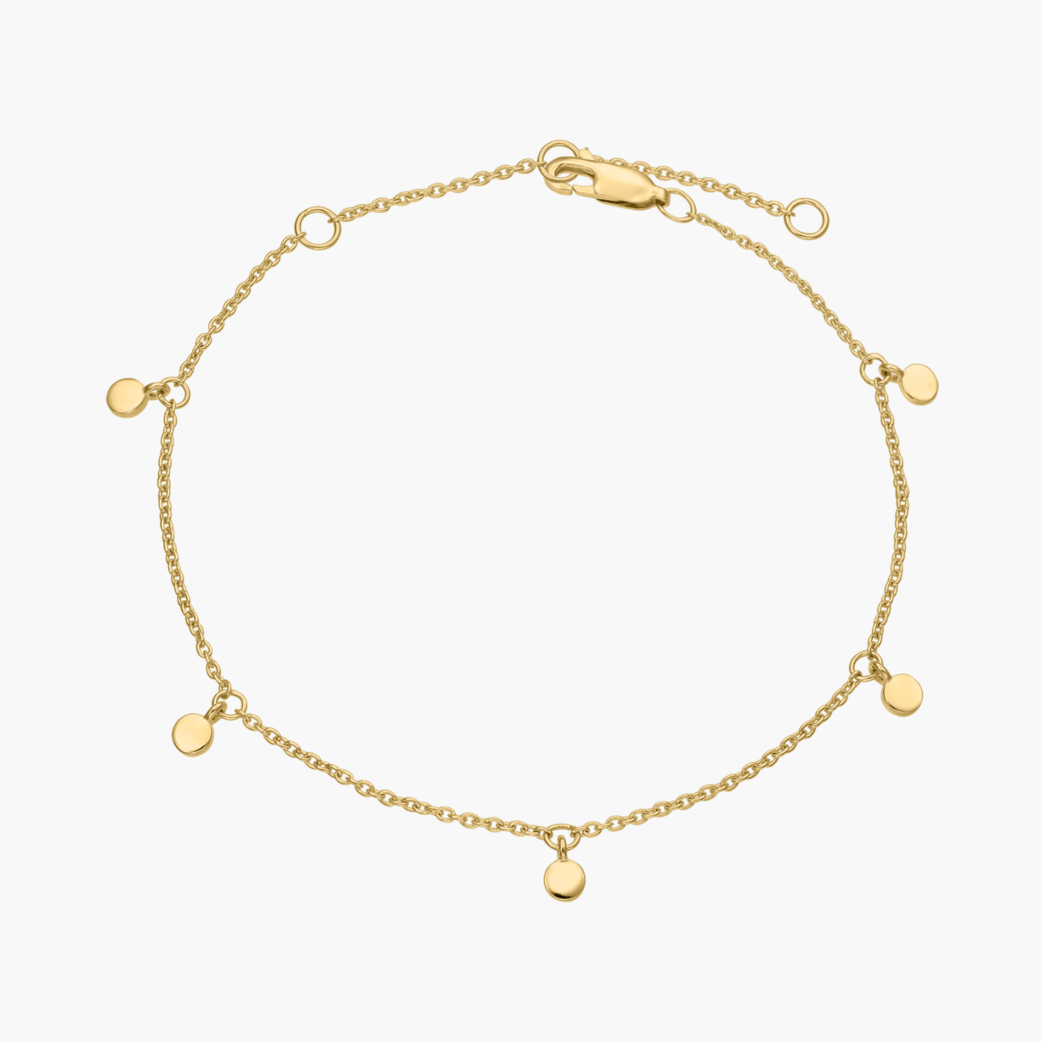 Сребърна гривна Golden Allegra - Indira