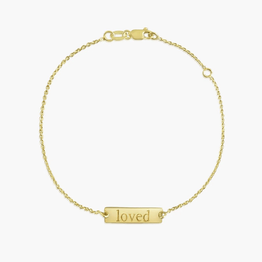 14K Златна Гривна Loved