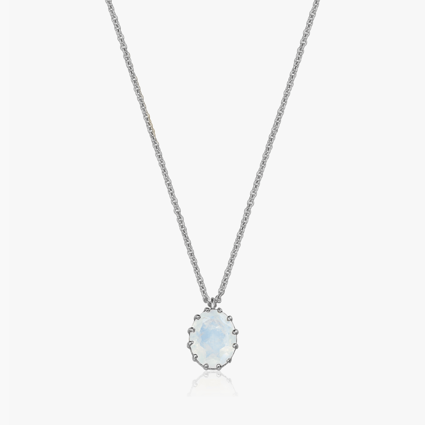 Colier din argint Serene - Piatra Lunii - Indira