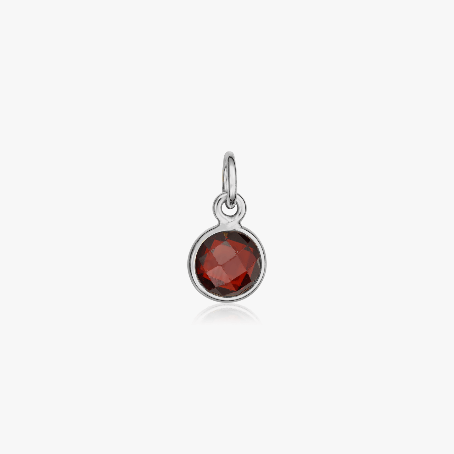 Pandantiv din argint Birthstone January - Granat