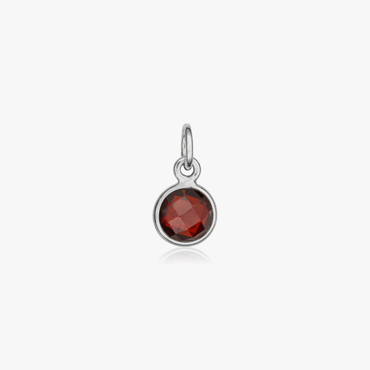 Pandantiv din argint Birthstone January - Granat